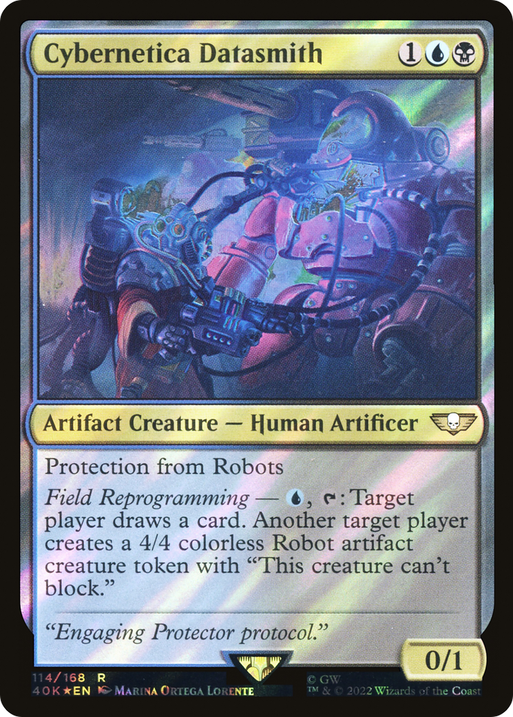 Cybernetica Datasmith (Surge Foil) (40K-114) [Warhammer 40,000 Commander] Foil
