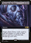 Peer into the Abyss (M21-360) [Core Set 2021]: (Extended Art) Foil
