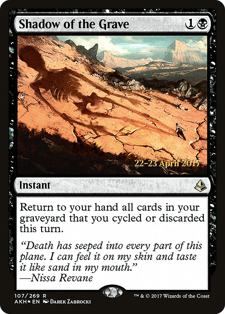 Shadow of the Grave (PRE-107S) [Amonkhet Promos] Foil