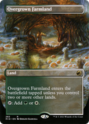 Overgrown Farmland (MID-283) [Innistrad: Midnight Hunt] (Borderless) Foil