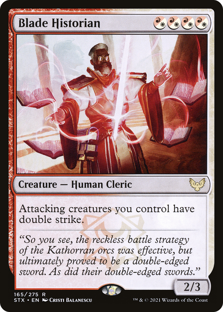 Blade Historian (STX-165) [Strixhaven: School of Mages] Foil