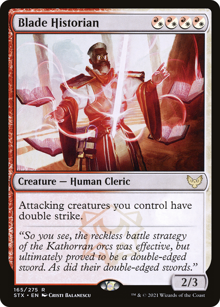 Blade Historian (STX-165) [Strixhaven: School of Mages]