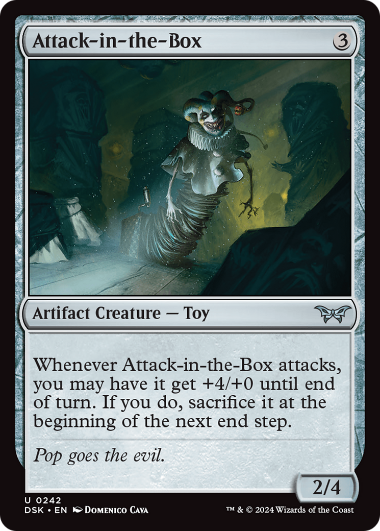 Attack-in-the-Box (DSK-242) [Duskmourn: House of Horror] Foil