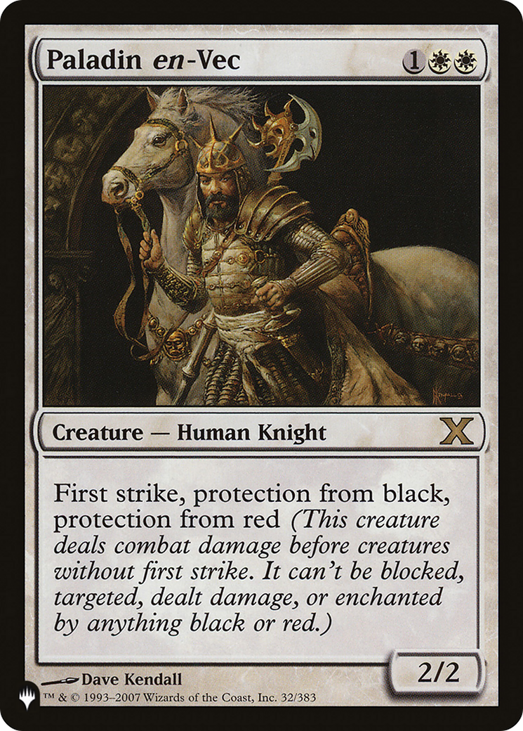 Paladin en-Vec (LIST-10E-32) [The List]