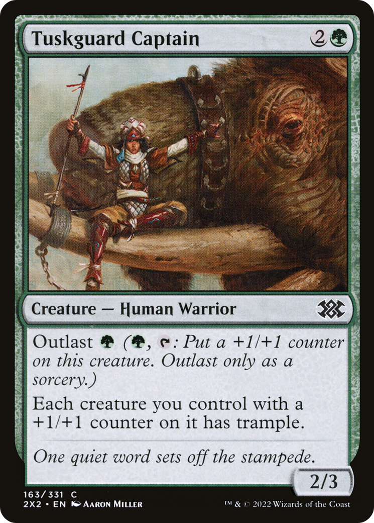 Tuskguard Captain (2X2-163) [Double Masters 2022]