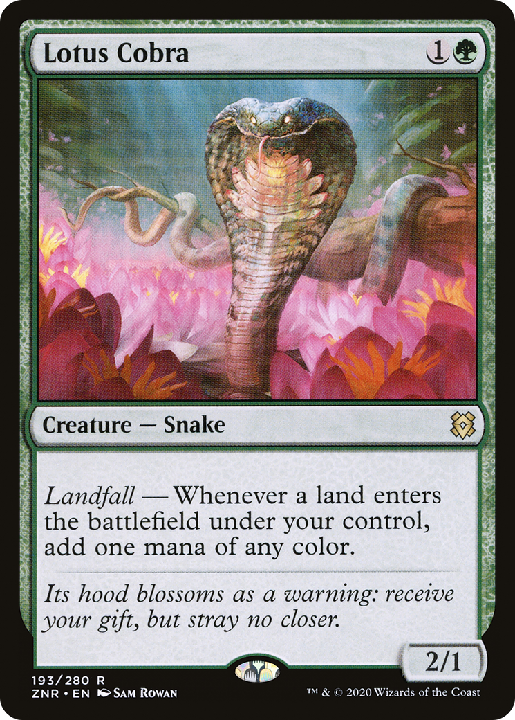 Lotus Cobra (ZNR-193) [Zendikar Rising]