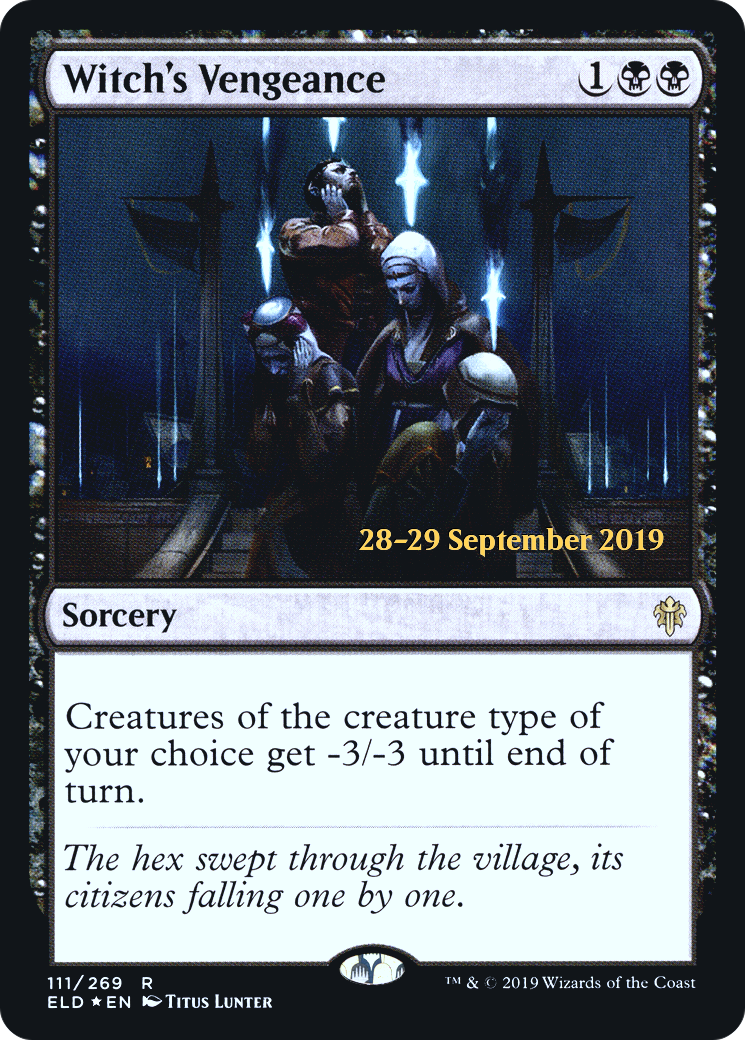 Witch's Vengeance (PRE-111S) [Throne of Eldraine Promos] Foil