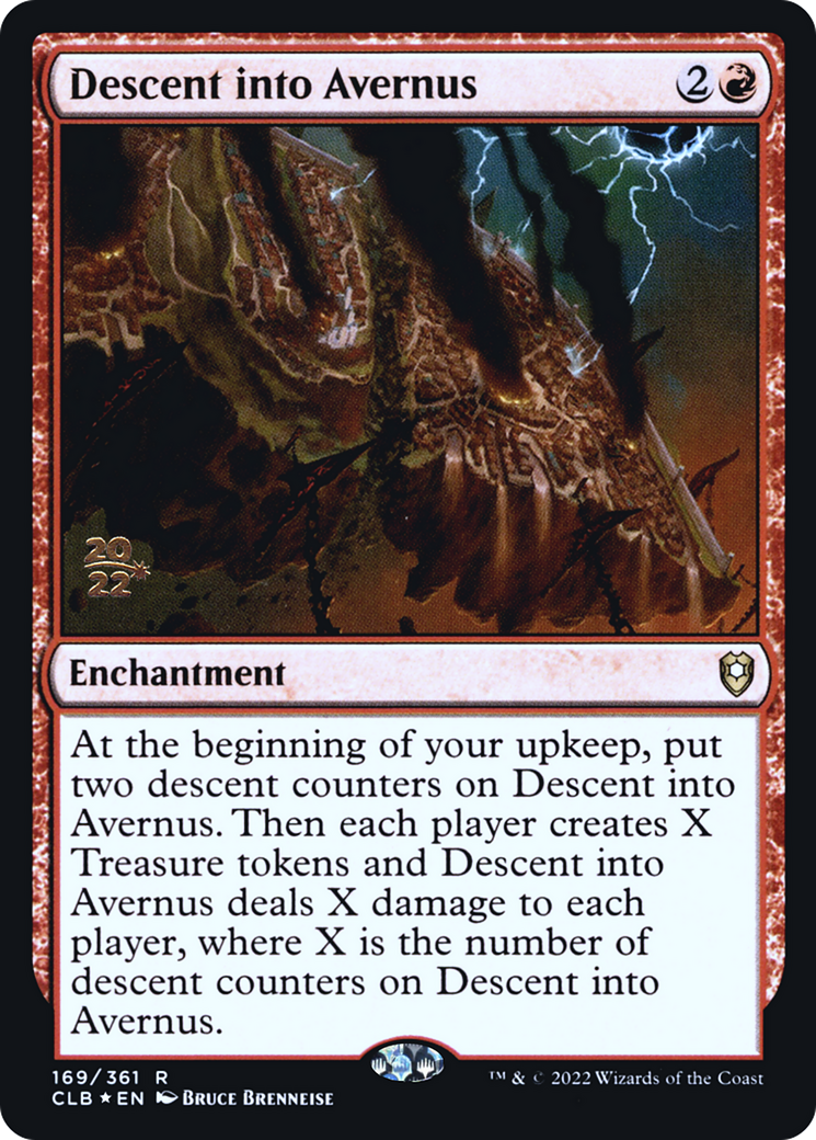 Descent into Avernus (PRE-169S) [Battle for Baldur's Gate Promos] Foil