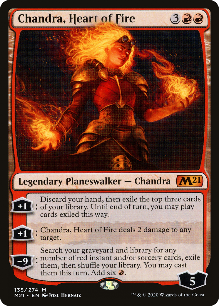 Chandra, Heart of Fire (M21-135) [Core Set 2021]