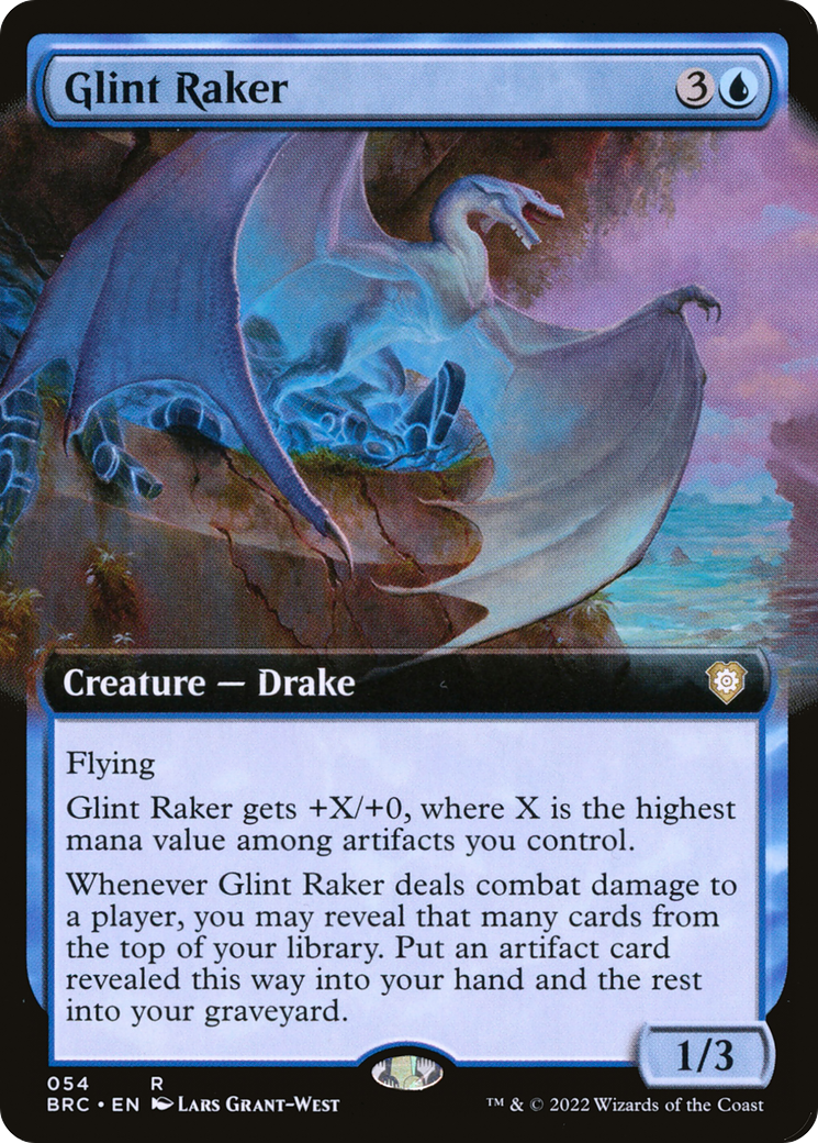 Glint Raker (BRC-054) [The Brothers' War Commander]: (Extended Art)