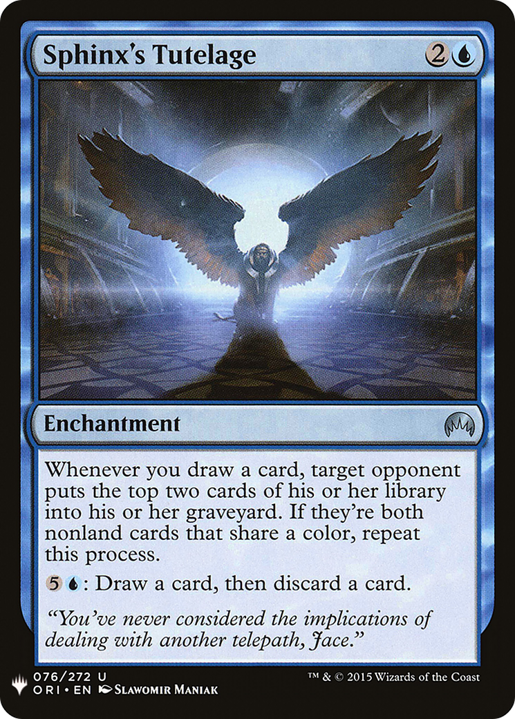 Sphinx's Tutelage (LIST-ORI-76) [The List]