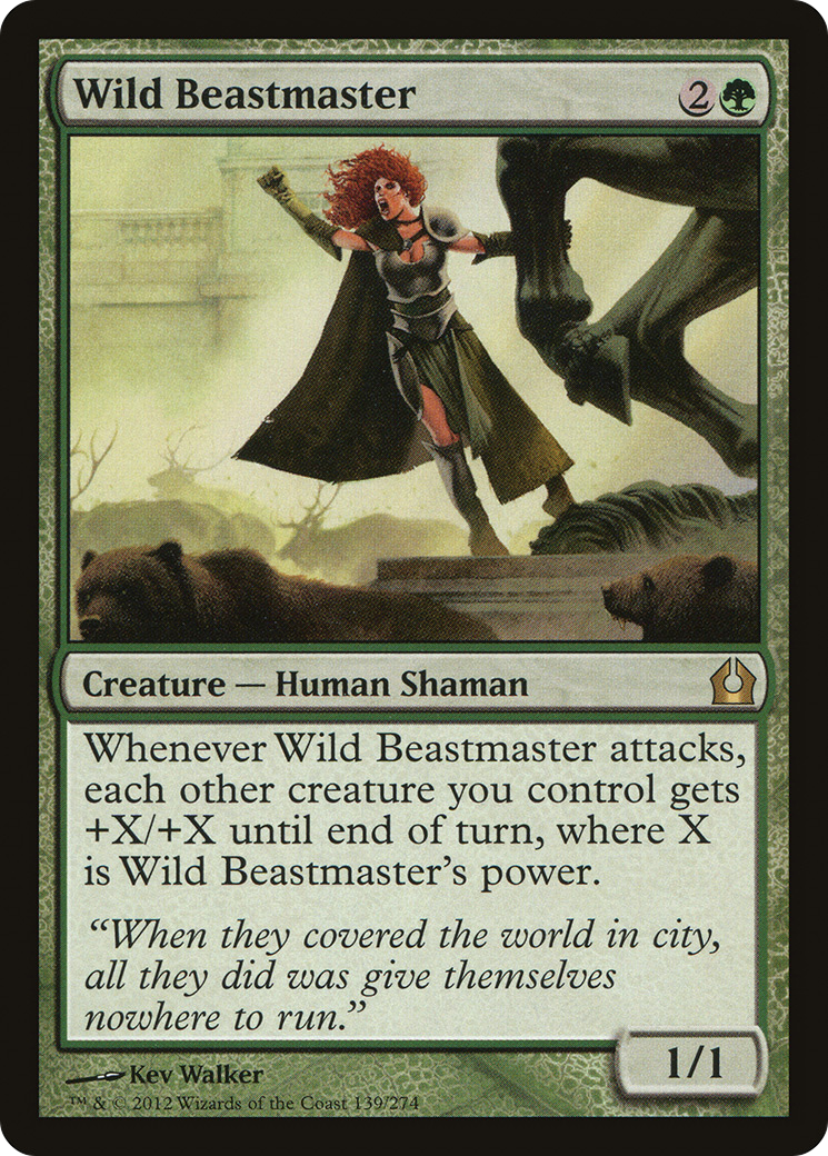 Wild Beastmaster (RTR-139) [Return to Ravnica]