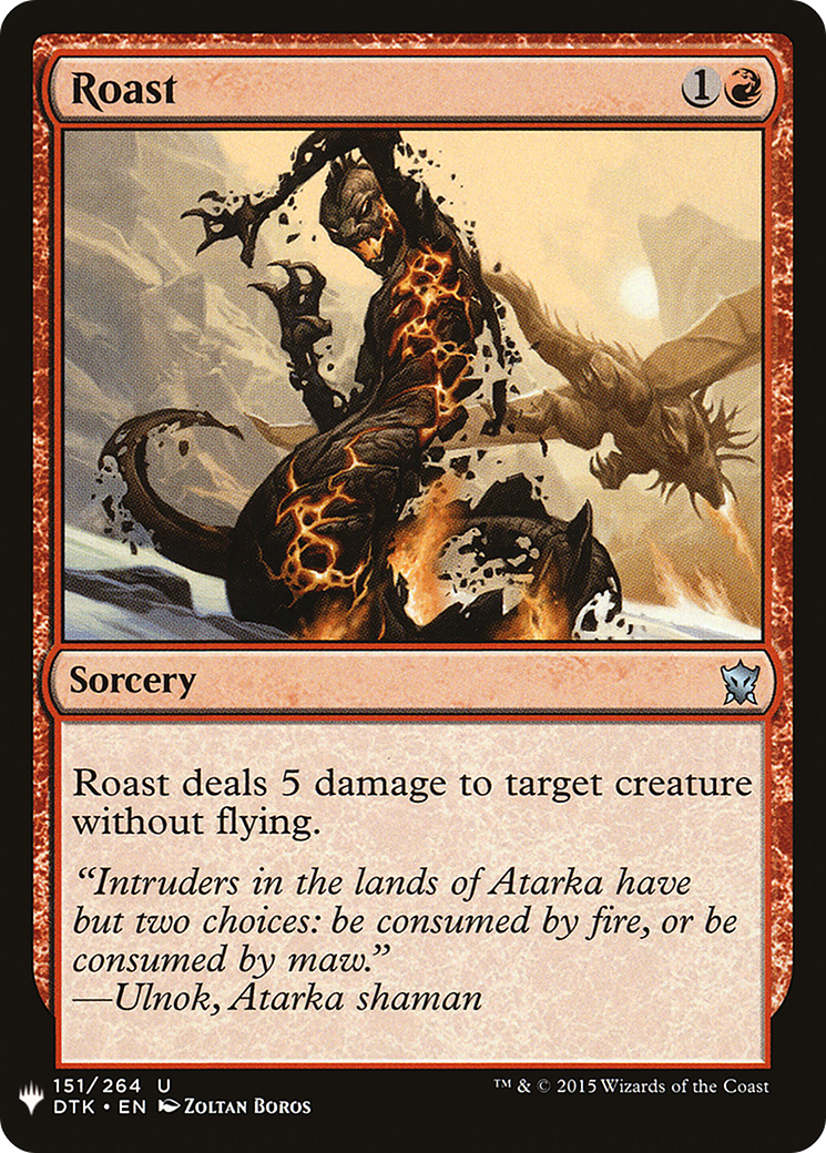 Roast (LIST-DTK-151) [The List]