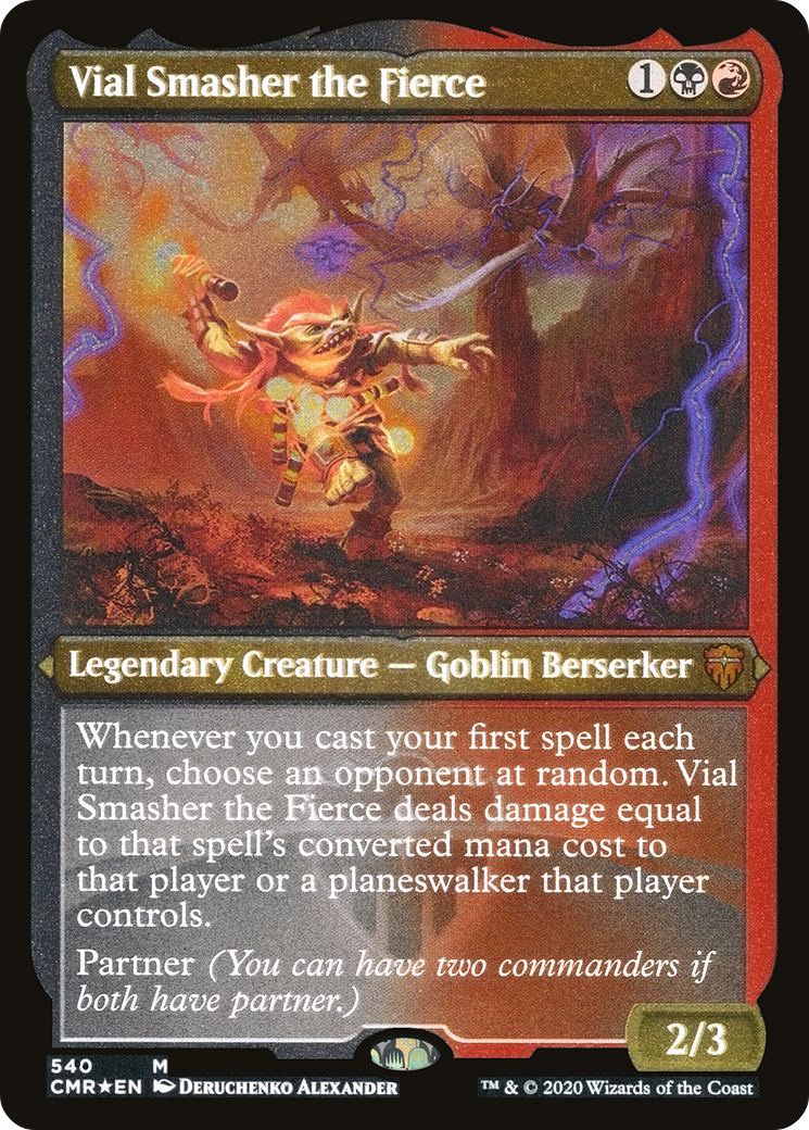 Vial Smasher the Fierce (Foil Etched) (CMR-540) [Commander Legends] Foil