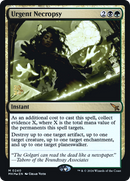 Urgent Necropsy (PRE-240S) [Murders at Karlov Manor Promos] Foil