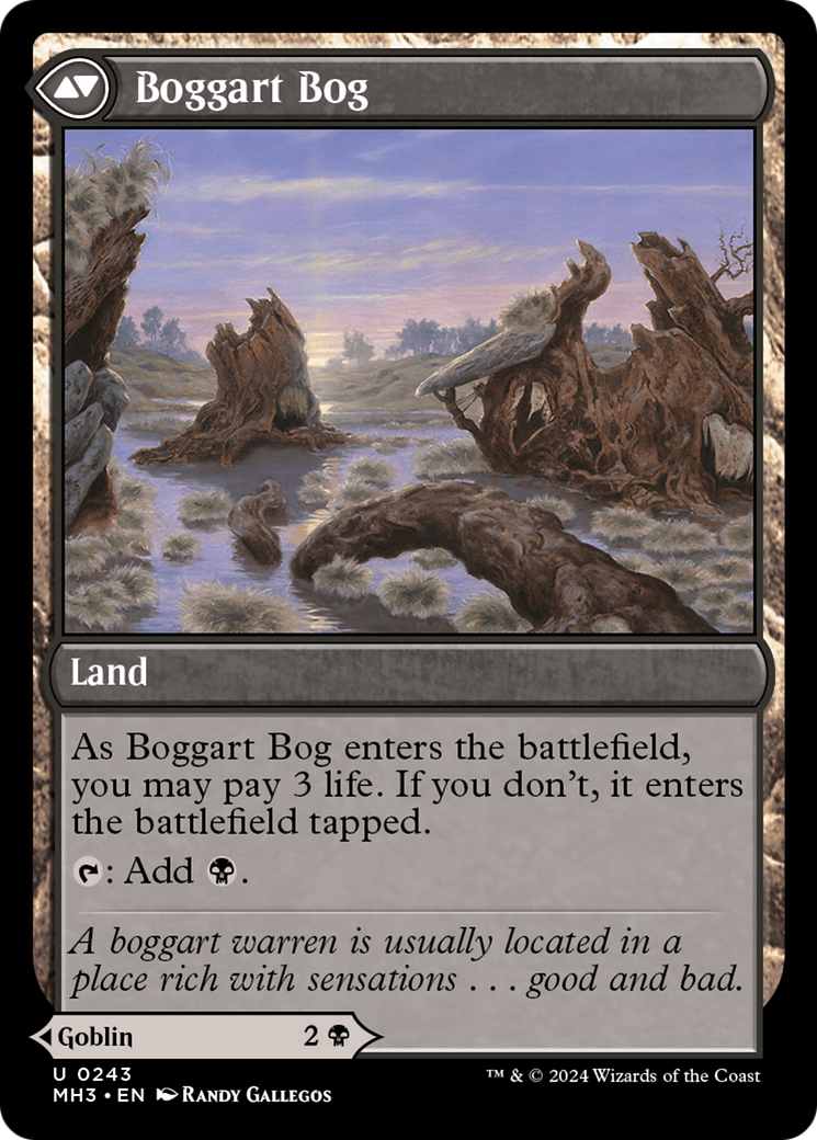 Boggart Trawler // Boggart Bog (MH3-243) [Modern Horizons 3] Foil