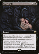 Szat's Will (Extended Art) (CMR-655) [Commander Legends]