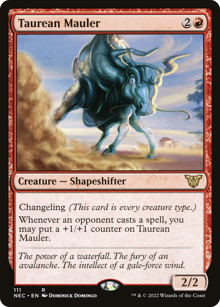 Taurean Mauler (NEC-111) [Neon Dynasty Commander]