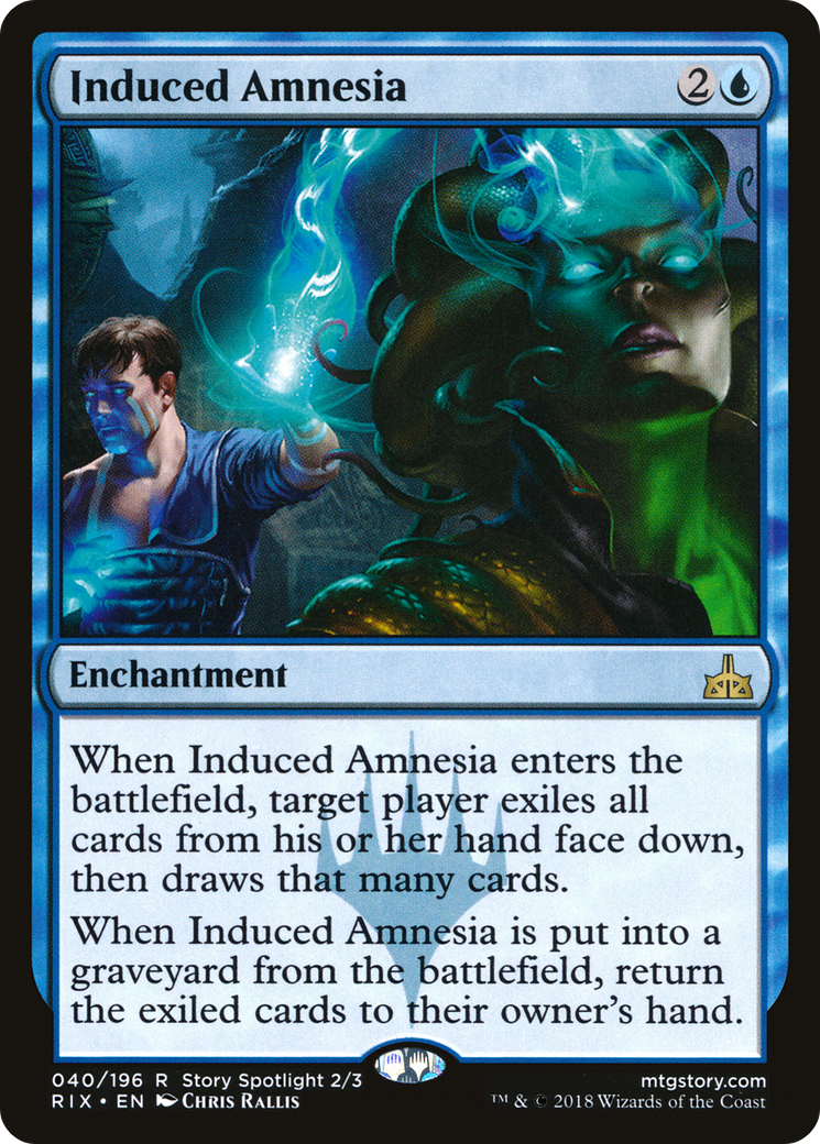 Induced Amnesia (RIX-040) [Rivals of Ixalan] Foil