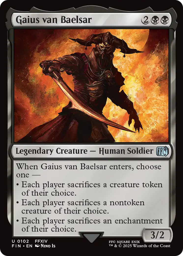Gaius van Baelsar (FIN-102) [FINAL FANTASY] Foil