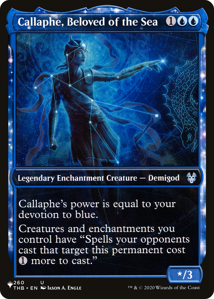 Callaphe, Beloved of the Sea (Showcase) (LIST-THB-260) [The List]