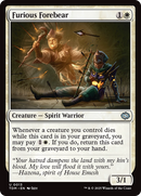 Furious Forebear (TDM-013) [Tarkir: Dragonstorm] Foil