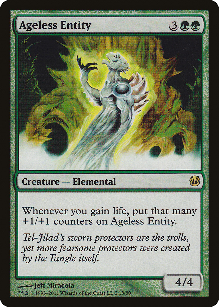 Ageless Entity (DDH-018) [Duel Decks: Ajani vs. Nicol Bolas]