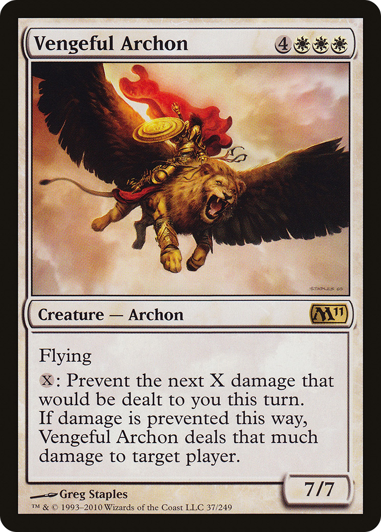 Vengeful Archon (M11-037) [Magic 2011]