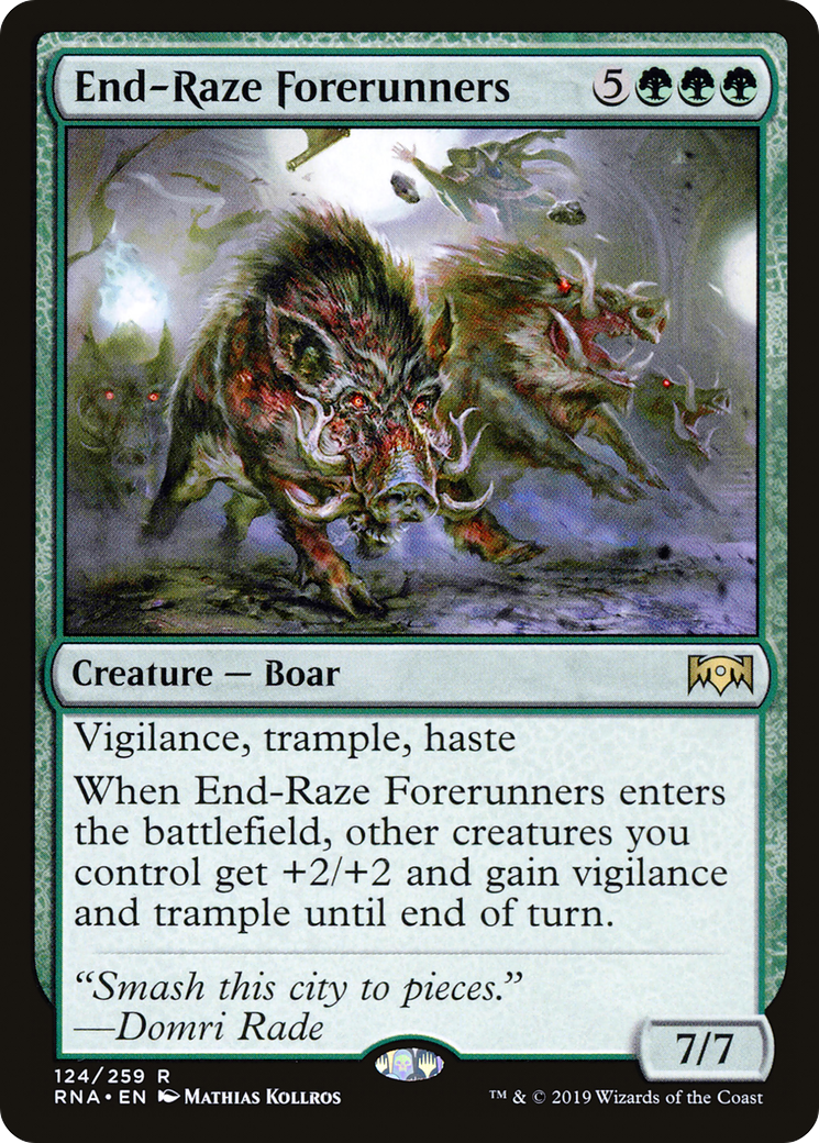 End-Raze Forerunners (RNA-124) [Ravnica Allegiance] Foil
