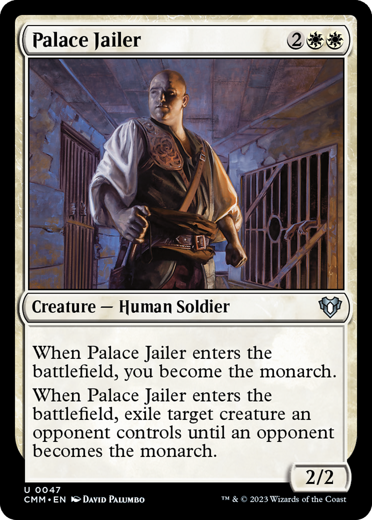 Palace Jailer (CMM-047) [Commander Masters] Foil