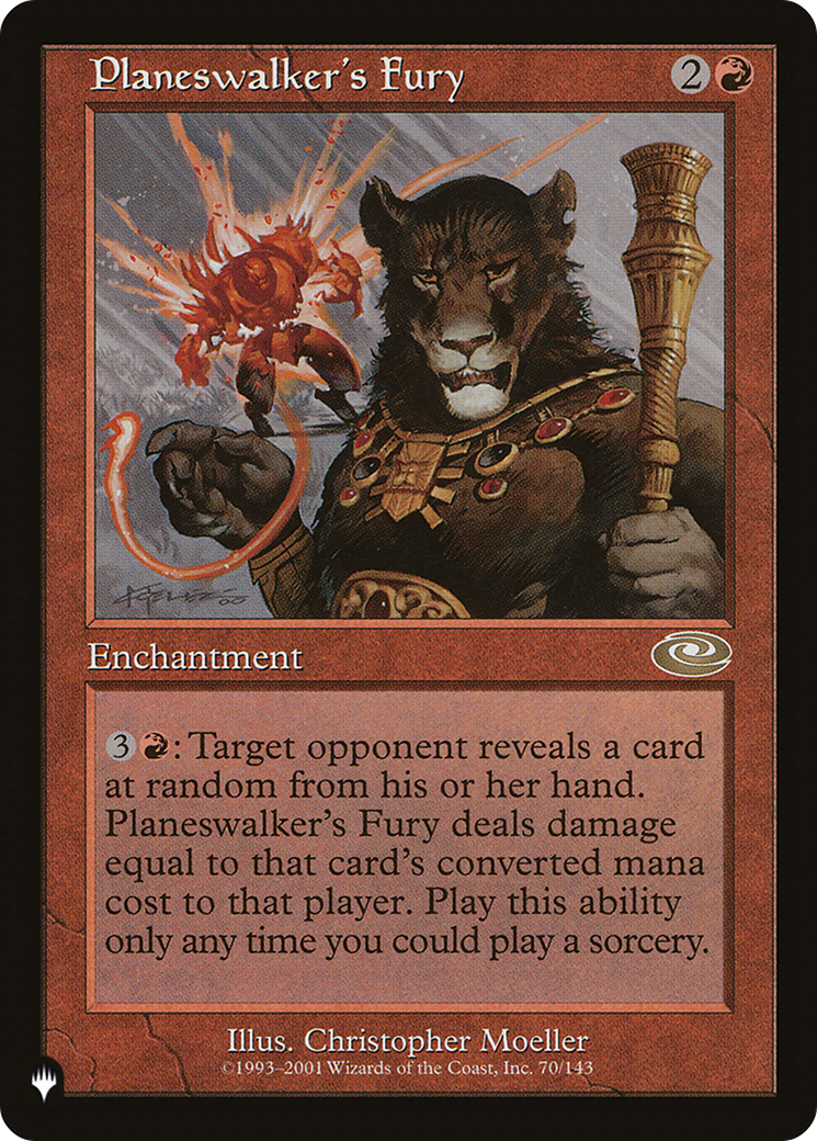 Planeswalker's Fury (LIST-PLS-70) [The List]