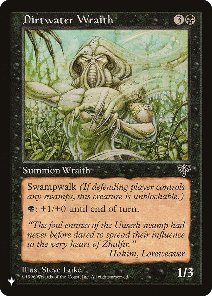 Dirtwater Wraith (LIST-MIR-117) [The List]