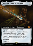 Andúril, Flame of the West (LTR-375) [The Lord of the Rings: Tales of Middle-earth]: (Extended Art) Foil