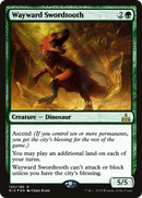 Wayward Swordtooth (PRE-150S) [Rivals of Ixalan Promos] Foil