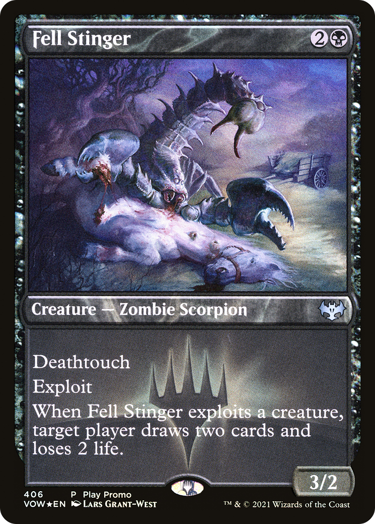 Fell Stinger (PLAY-406) [Innistrad: Crimson Vow] Foil