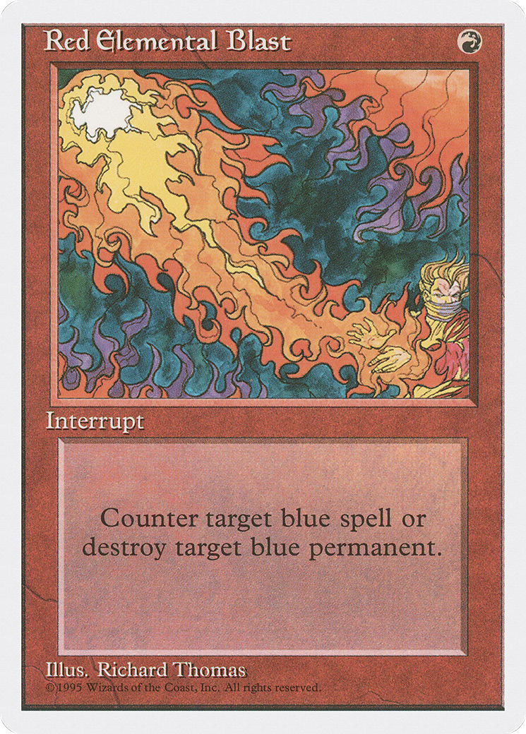 Red Elemental Blast (4ED-218) [Fourth Edition]