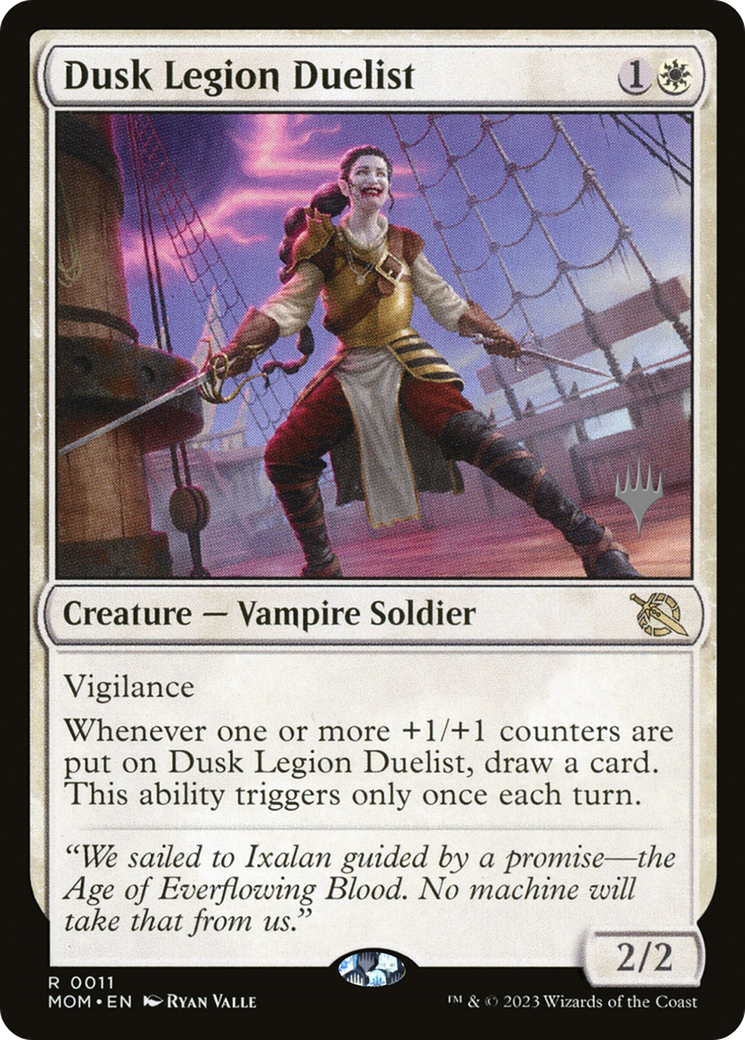 Dusk Legion Duelist (PPMOM-11P) [March of the Machine Promos]