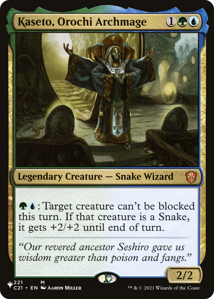 Kaseto, Orochi Archmage (LIST-C21-221) [The List]