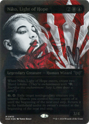 Niko, Light of Hope (DSK-410) [Duskmourn: House of Horror]: (Showcase) (Borderless) Foil