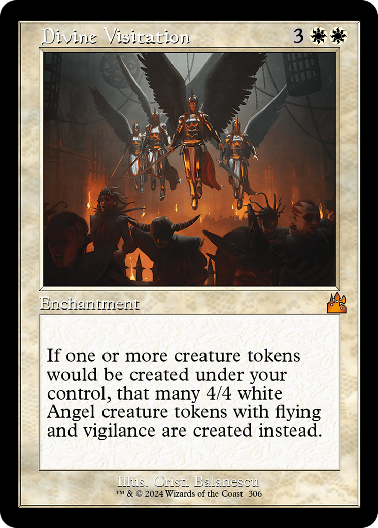 Divine Visitation (RVR-306) [Ravnica Remastered] Foil
