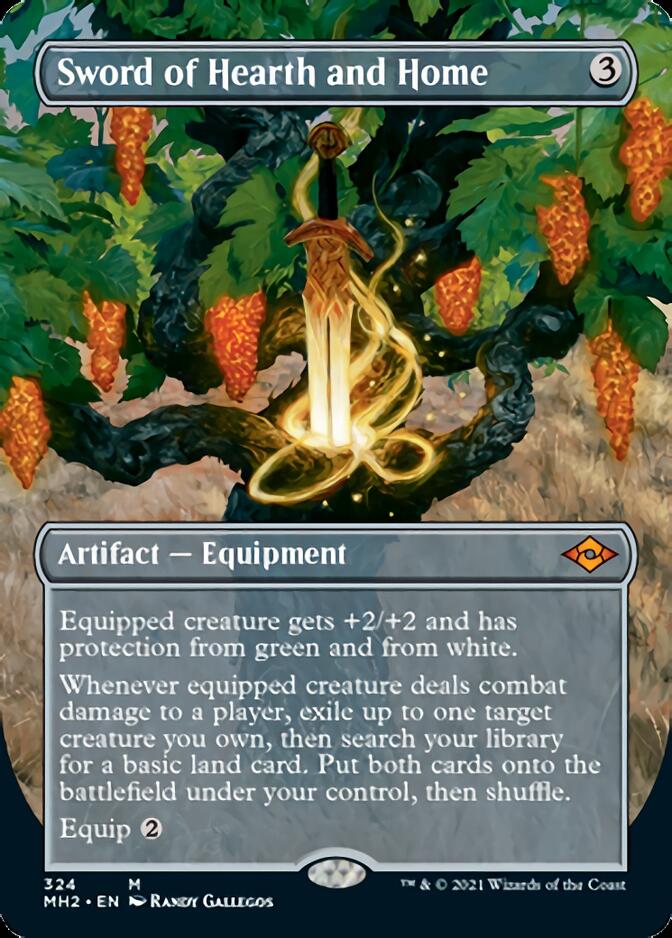 Sword of Hearth and Home (MH2-324) [Modern Horizons 2] (Borderless) Foil