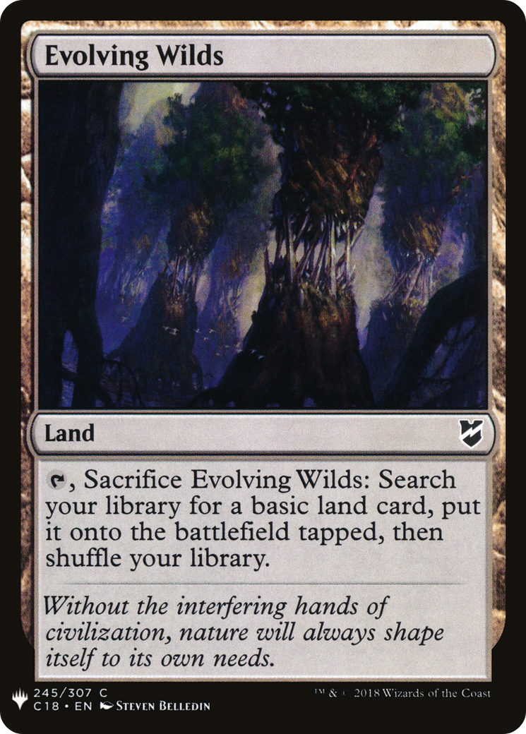Evolving Wilds (C18) (LIST-C18-245) [The List]