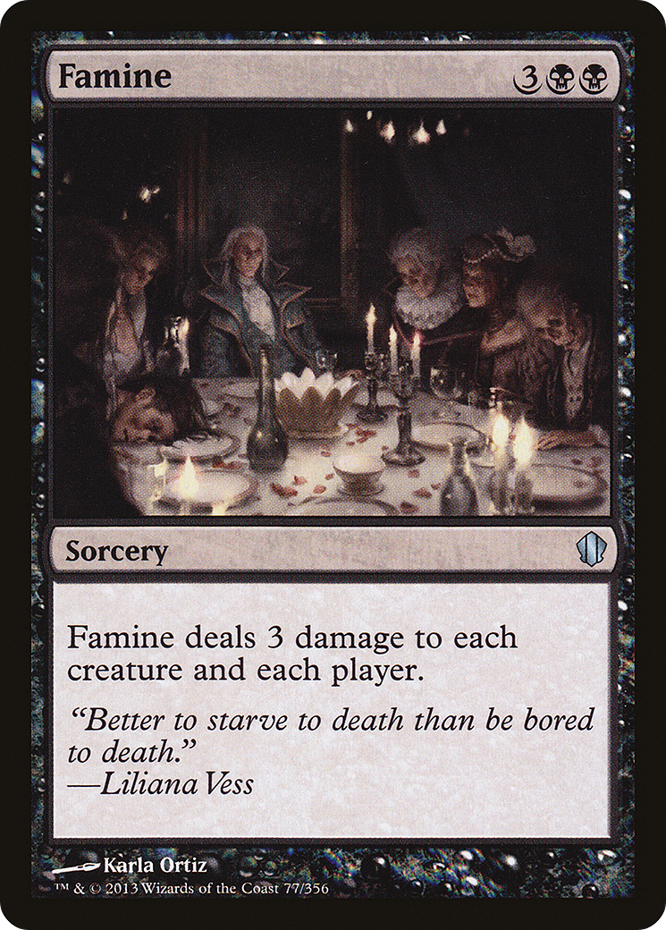 Famine (C13-077) [Commander 2013]