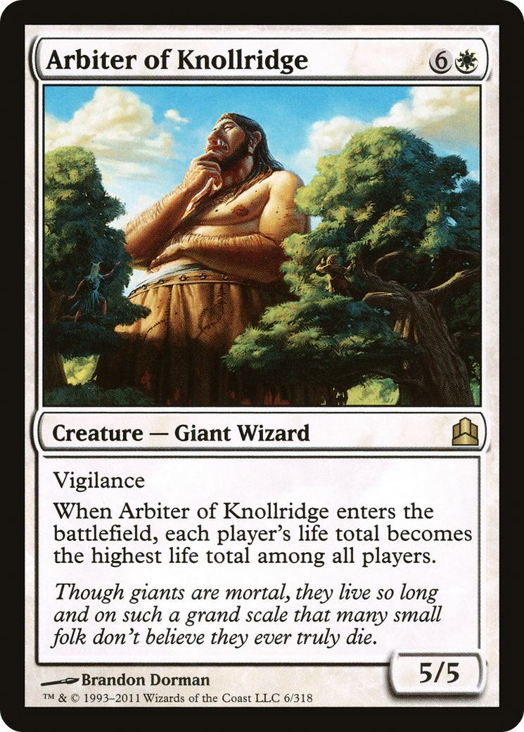 Arbiter of Knollridge (CMD-006) [Commander 2011]