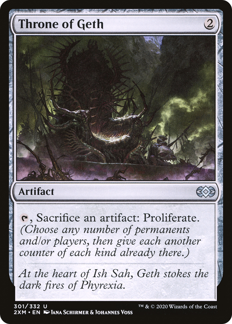 Throne of Geth (2XM-301) [Double Masters] Foil