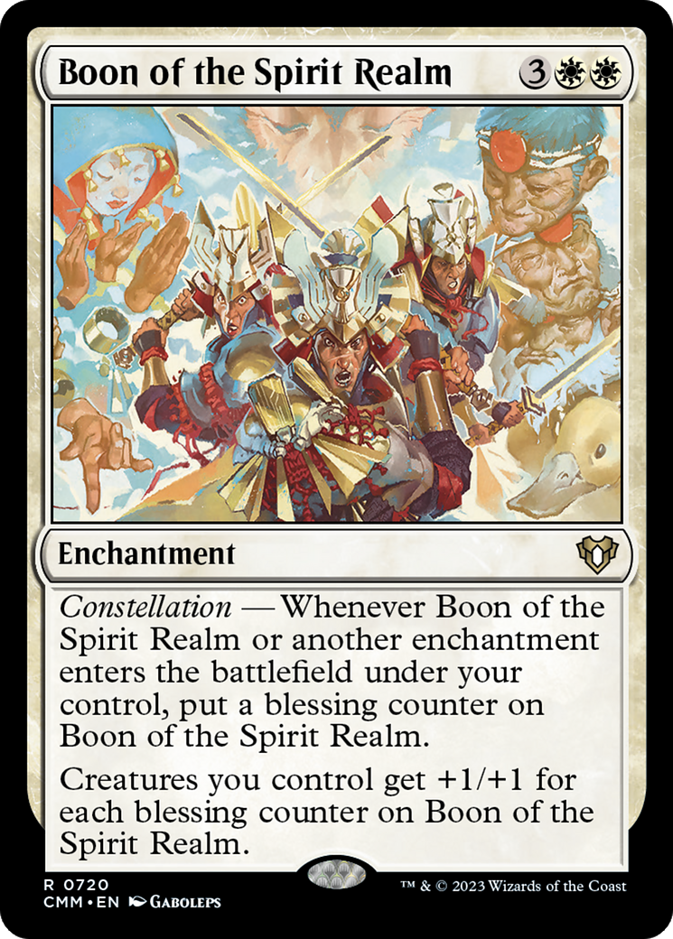 Boon of the Spirit Realm (CMM-720) [Commander Masters]