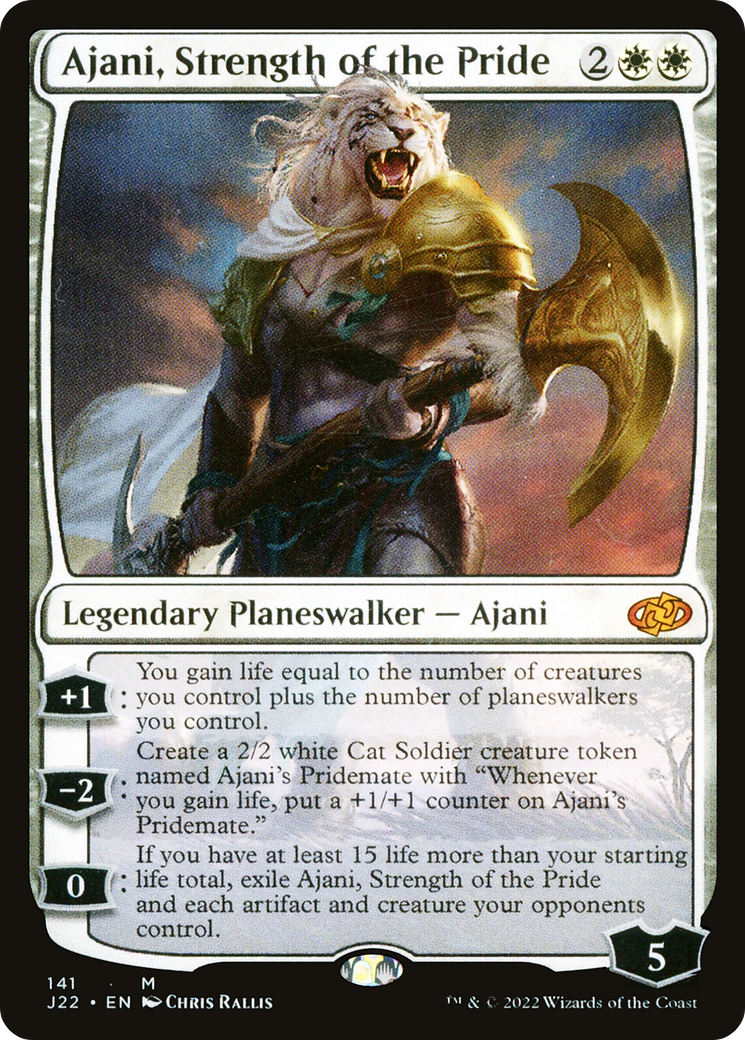 Ajani, Strength of the Pride (J22-141) [Jumpstart 2022]