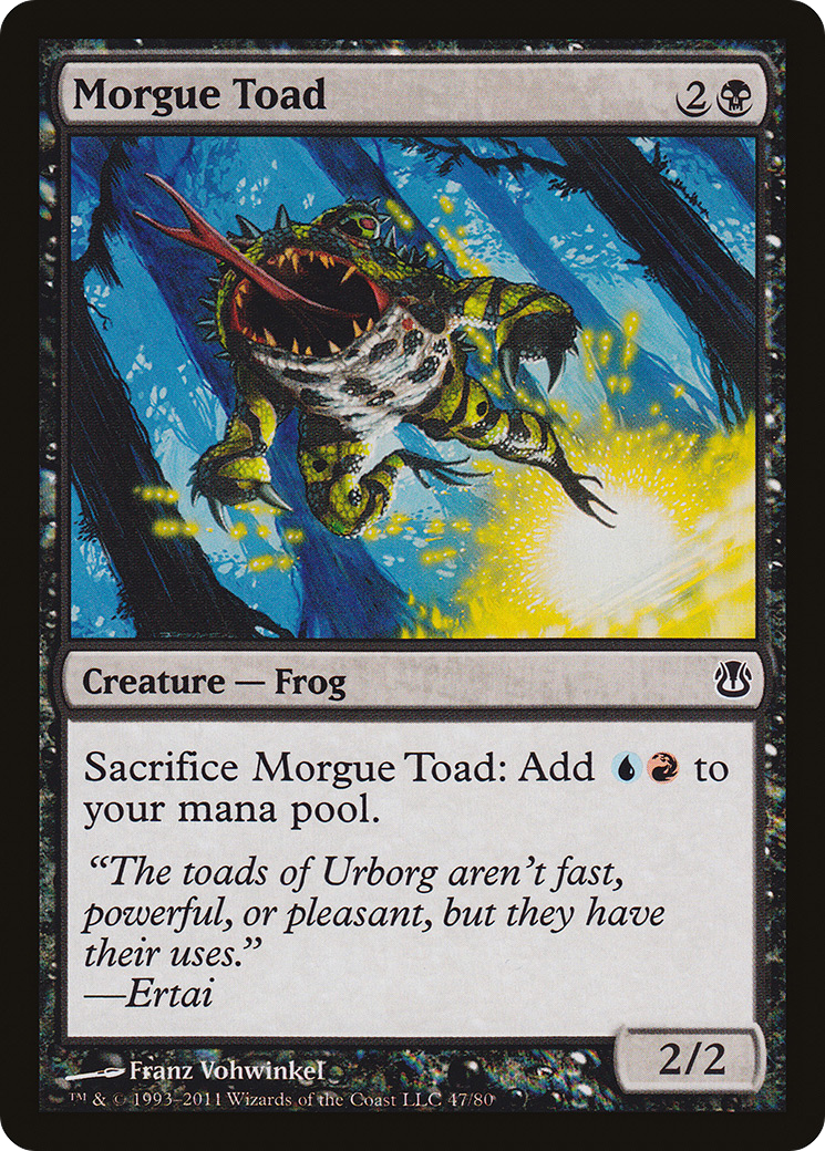 Morgue Toad (DDH-047) [Duel Decks: Ajani vs. Nicol Bolas]