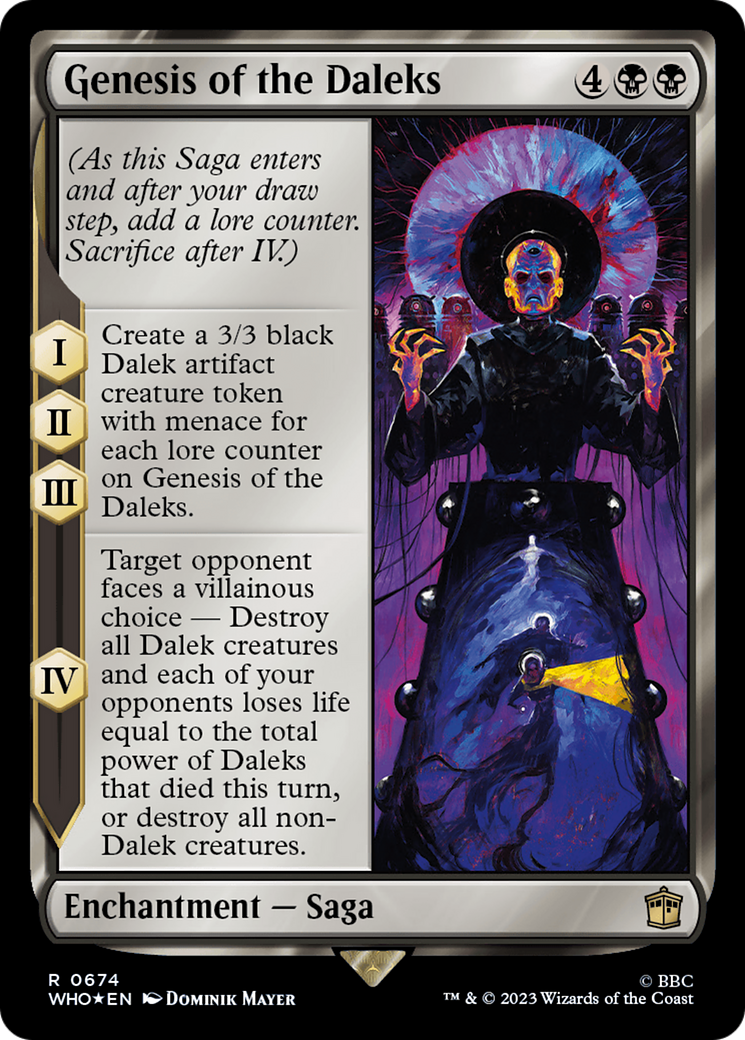 Genesis of the Daleks (WHO-674) [Doctor Who] Foil