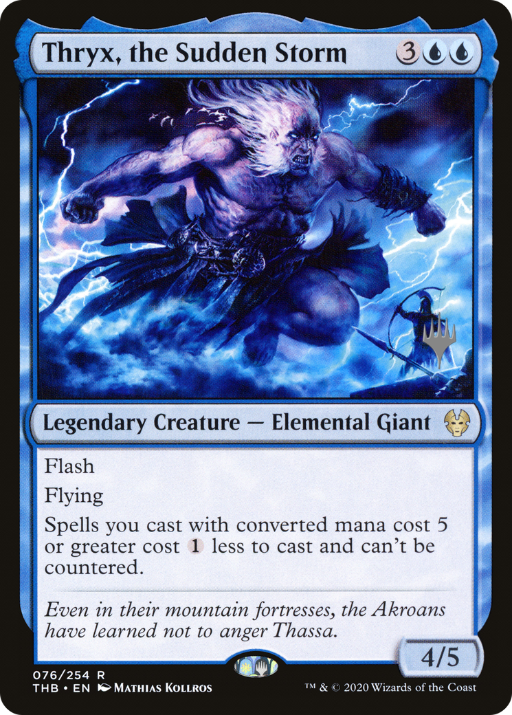 Thryx, the Sudden Storm (PPTHB-76P) [Promo Pack: Theros Beyond Death Promos]